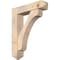 Ekena Millwork Legacy Arts and Crafts Smooth Bracket w/ Offset Brace, Douglas Fir, 7 1/2"W x 32"D x 40"H BKT0806X32X40LEC03SDF - alternate 1